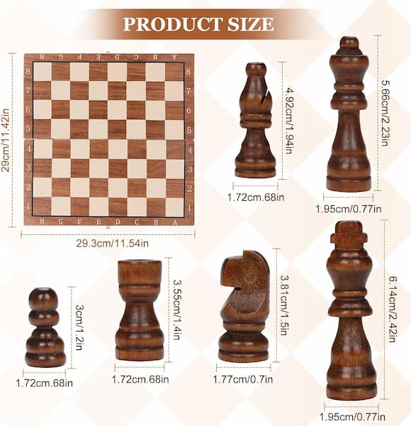 Cugybue juego de ajedrez magnetico 2