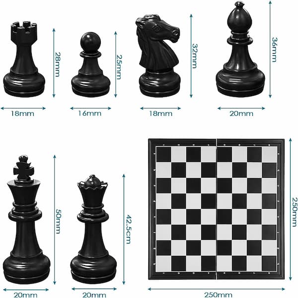 Fousenuk juego de ajedrez magnetico 1