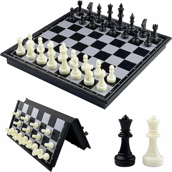 Materiales tablero ajedrez plástico