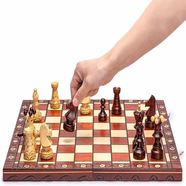 Husaria juego de ajedrez de madera 3