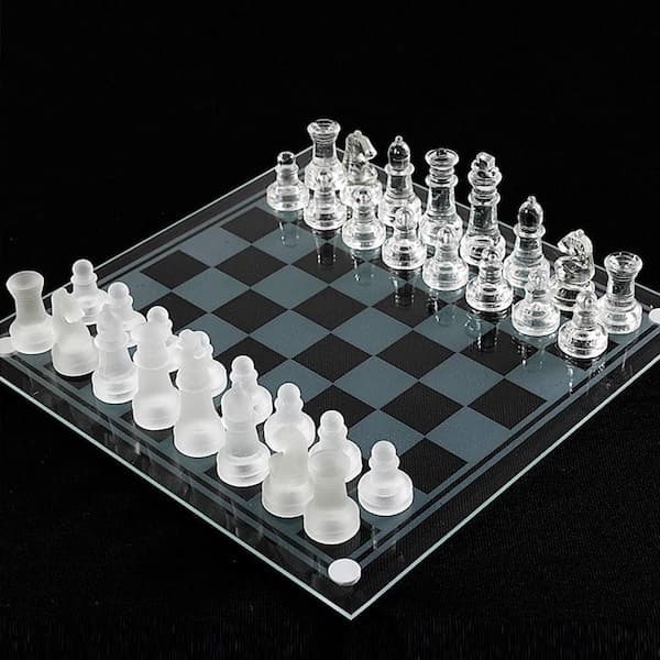 Noudwell juego de ajedrez de cristal