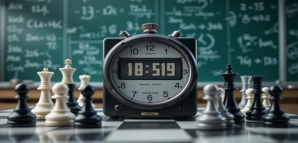 El tiempo en una partida de ajedrez