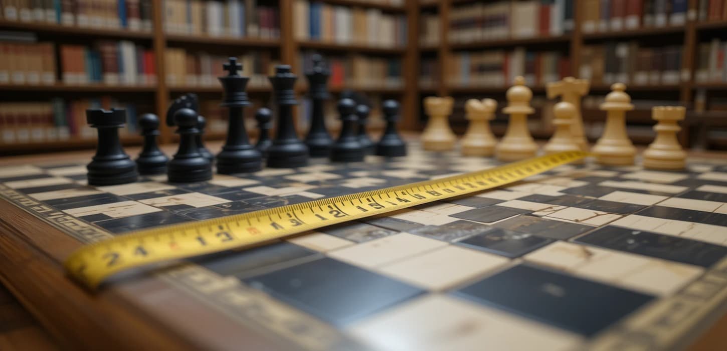 Dimensiones de un tablero de ajedrez