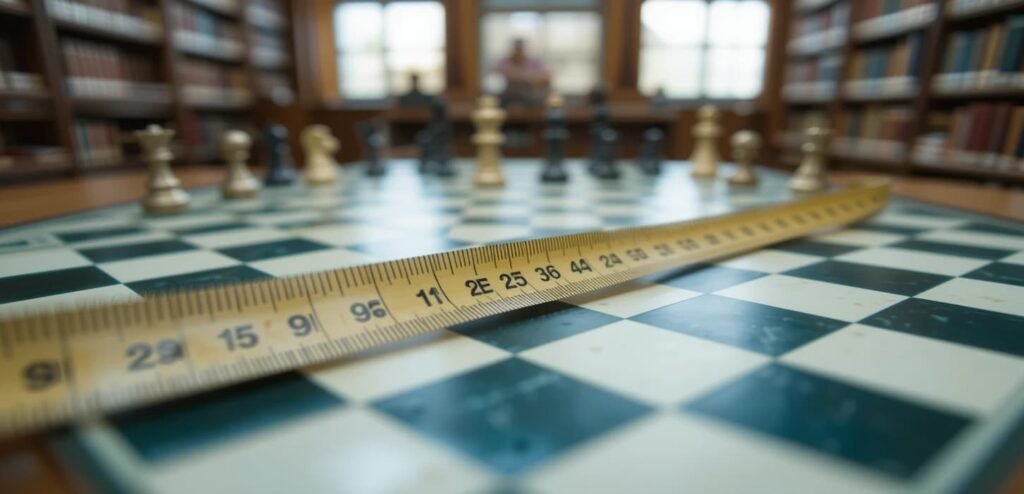 Dimensiones de un tablero de ajedrez
